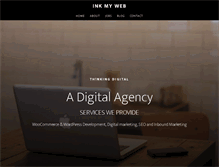 Tablet Screenshot of inkmyweb.com